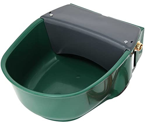 Agrarzone Beheizbare Tränke 230V - frostsicher bis -15 °C, mit Rohrbegleitheizung & automatischem Thermostat - beheizte Schwimmertränke Pferdetränke