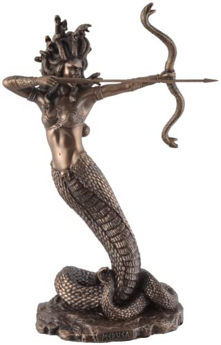 VOGLER Joh. Vogler GmbH Medusa, griechische Sagengestalt schießt mit Pfeil und Bogen bronziert by Veronese
