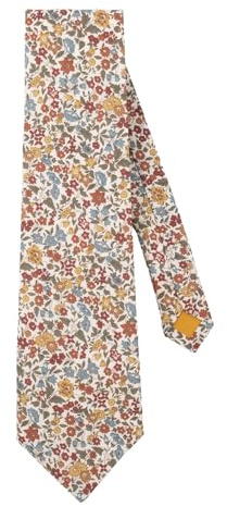 Le Colonel - Cravate Liberty Ava safran - Made in France