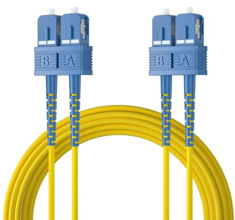 ipolex OS2 SC to SC Single-Mode Duplex Fibre Patch Cable 10m(32.8ft)