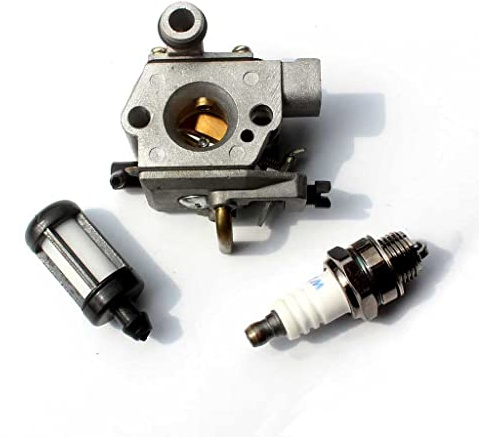 HURI Vergaser mit Zündkerze Benzinfilter für STIHL 024 026 MS240 MS260 MS 240 260 Kettensäge Ersetzt 1121 120 0610
