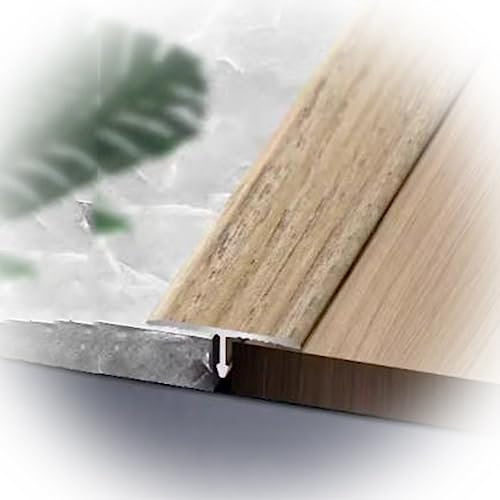 NILZA Übergangsleiste Boden Übergangsprofil Aluminium Teppichkantenleiste T-Profil Teppichleisten Bodenbelag Leiste Ausgleichsprofil Bodenleiste Für Fußboden (Color : I, Size : W 4/5 - 10pc)