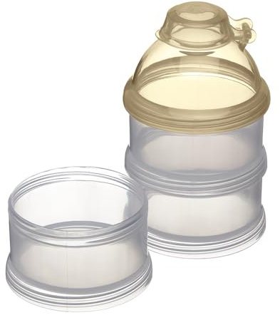 Vital Baby Nurture Stacking Milk Formula Dispenser, 3pcs, 3-in-1 Stackable Design, Easy Pour Spout, EarthSmart Biodegradable, BPA-Free & Space-Saving