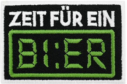 Finally Home Klett Patch - Zeit für ein Bier | Lustiger Klett Patches, Aufnäher, Saufen Klettpatches, Badge, Klettpatch
