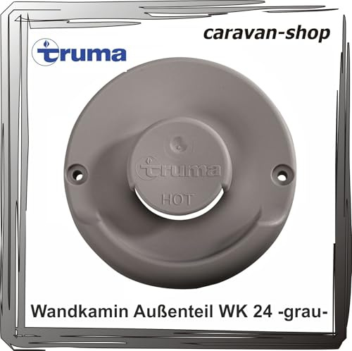 Wandkaminaußenteil 24 VarioHeat Comfort Vario Heat eco Caravan Wohnmobil für truma Abgasset (grau)