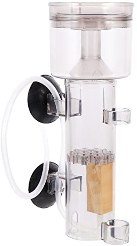 Tofficu Skimmer De Proteínas Profesional para Acuarios Filtro De Esponja para Agua Skimmer De Proteínas Acrílico para Peceras