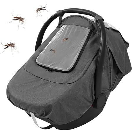 KidCar Funda De Asiento - Escudo Caliente Para Bebé, Toldo De Transporte De Cochecito, Protección contra Intemperias De Invierno, Accesorios De Cochecito Para Temporada Fría | Protección Ideal Para