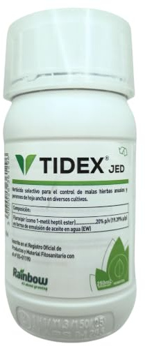 Herbicida contra Malas Hierbas de Hoja Ancha y Césped | Fluroxipir 20% p/v | Herbicida Control selectivo contra hoja ancha MUY EFICAZ | Sipcam Jardin | Nexum Market (250ML)