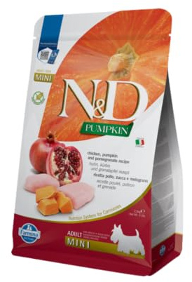 Mini Breed Adult Grain Free Pumpkin Chicken & Pomegranate Dry Dog Food by Farmina