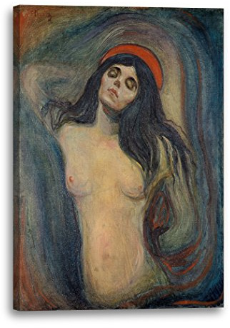 Printed Paintings Leinwand (40x60cm): Edward Munch - Madonna (1894)