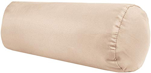 Bestlivings Cuscino cervicale 10 x 25 cm (larghezza x lunghezza), colore grigio sabbia, in diversi colori