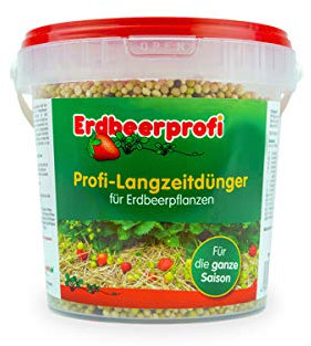 Erdbeerprofi - Dünger für Erdbeeren (500 g) - Langzeitdünger für Erdbeerpflanzen - Erdbeerendünger - Düngemittel für Erdbeeren