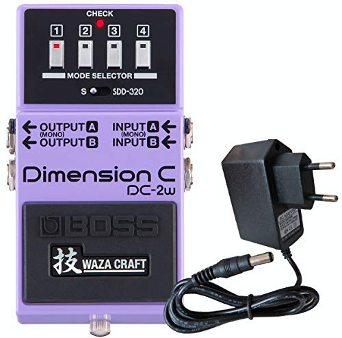 Boss DC-2w Dimension C Waza Effekt-Pedal + keepdrum Netzteil 9V