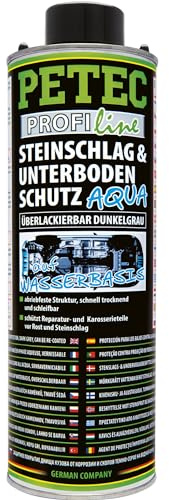Petec Steinschlagschutz Unterbodenschutz UBS Wasserbasis Dunkelgrau 1L | 73710, Steinschlag & Unterbodenschutz Aqua Wasserbasis dunkelgrau