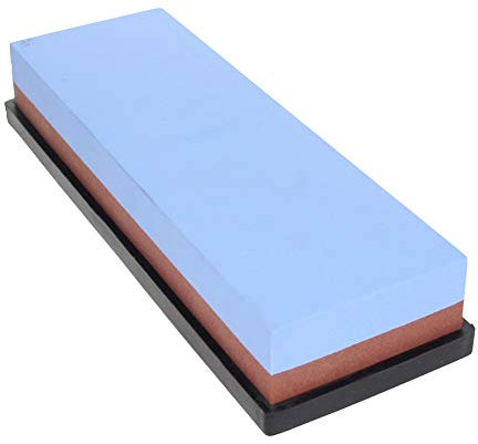 Utoolmart Oilstone - Pietra per affilare i coltelli in corindone bianco, grana 240/800, per affilare gli utensili, 1 pezzo