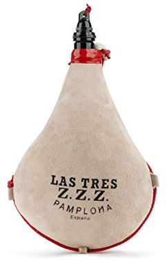 Bota de Vino Recta con interior de Látex Las Tres ZZZ (2 Litros)