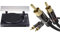 Teac TN-280BT-A3 Giradischi con Bluetooth (piatto in alluminio, trazione a cinghia & KabelDirekt – Cavo Cinch da 1,5 m, Cavo Audio Stereo 2 x 2 Cinch particolarmente Resistente