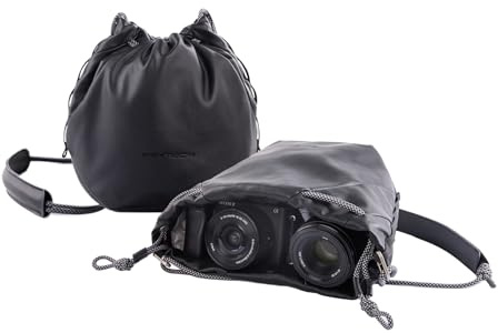 PGYTECH OneGo Kameratasche mit Kordelzug für Streetfotografie, Schwarz | Wasserdichte Hand- und Schultertasche, Aufbewahrungstasche für spiegellose Kameras, bei Stadtspaziergängen und Kurzreisen