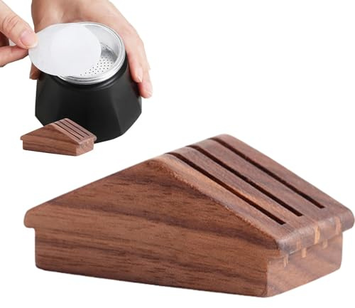 Zuasdvnk Soporte para papel de filtro de café, soporte de pantalla para filtro de café - Soporte para pantalla de disco estable | El soporte compacto para papel de filtro promueve un drenaje