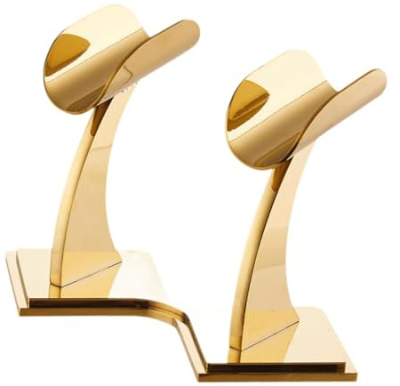 Oshhni Soporte de Micrófono de Mesa, Bandeja de Soporte para Micrófono, Almacenamiento de Utilidad Universal, Soporte Multifunción para Micrófono para Escena, Oro