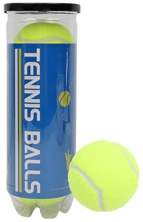 Yianyal Hundespielzeug mit Bällen, Hundebälle zum aggressiven, 3 x unverwüstliche Fang-Tennisbälle – interaktives Welpenspielzeug für den Außenbereich, Sport für Haustiere