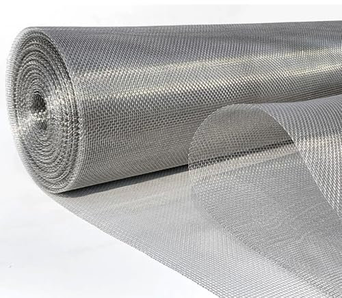 Rete metallica in acciaio inossidabile, rete metallica 1 pezzo, 6-500 maglie, 304, accessori per rete metallica in acciaio inossidabile, rete traspirante, rotolo per recinzione da giardino/griglia sa