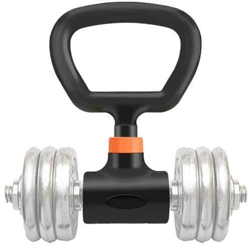 Convertitore Da Manubrio A Kettlebell, Prese Kettlebell Per Manubri, per Allenamento Attrezzatura Fitness Regolabile per Sollevamento Pesi Uso Casa Palestra