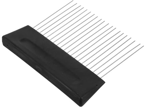 Acero Inoxidable Peine Texturizador para Yeso y Drywall | Peine Metálico para Pintura, Peine para Efecto Pintar, Cepillo de Textura, Escarificador de Inoxidable