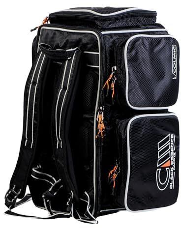 Colmic Black Essence – Borsone Tecnico da Pesca e Sport, Tessuto High Performance, Tasche Multiple, Viaggio, Fitness e Piscina – Borsa Sportiva