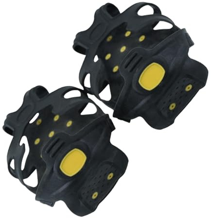Non-Slip Snow Studs, Walking Traction for Shoes and Boots, Snow Grips for Winter Hikes and Outdoor Activities, Women Men Hiking Fishing Roofers Climbing Mountaineering