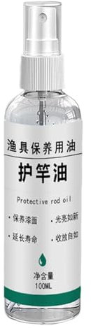 Angelrollen-Öl-Spray, Angelrute Öl Spray | Stangenöl-Spray | 100 ml Spray, Angelrutenreiniger zum Reinigen, Schützen und Pflegen Ihrer Rute