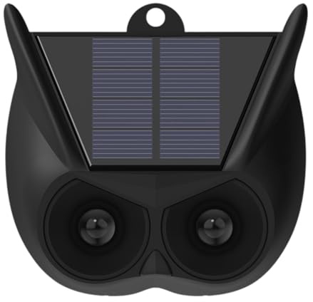 perfk Dispositivo de Aves para Exteriores, para Patio, árboles, Granja, casa, Villa, Solar Nocturno de Animales para Cuervos, Ardillas y