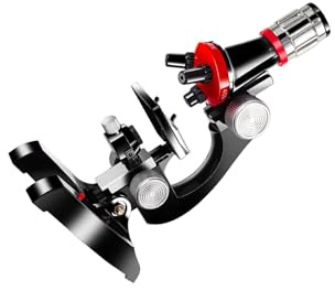 TWISAXC Kit scientifico educativo con microscopio monoculare progettato per i bambini, include un set di accessori multi-pezzo per il divertimento della scoperta, kit da