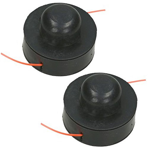 Spares2go Spule & Schnur für Wolf Rasentrimmer/Trimmer (2 Stück)