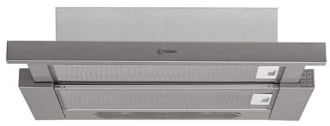 Indesit H 461 IX.1/1 cappa aspirante 304 m³/h Semintegrato (semincassato) Acciaio inossidabile D