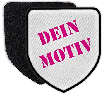 Copytec Patch mit deinem Motiv 7,5x6,5cm personalisiert #31923