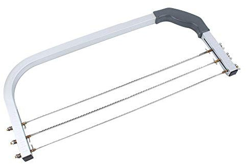 Stainless Steel Cake Cutter, Adjustable Wire Cake Cutter Leveler, Stainless Steel Baking Tools Cake Saw Cake Layering Skiving Machine DIY Baking Tools