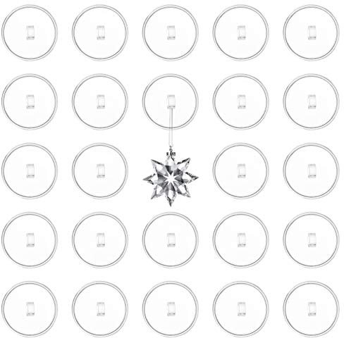 RosewineC 30 Pcs Deckenhaken Selbstklebend,Klebehaken Ohne Bohren Selbstklebend Transparent Wandhaken Haken Extra Stark Handtuchhaken Wiederverwendbar für Küche Bad Wand Tür Decke zum Aufhängen