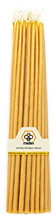 Kirchenkerzen, 100 % reines Bienenwachs, 50 Kerzen – 120 g