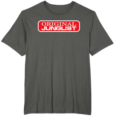 Original Junglist Drum & Bass DnB 90s Roter Remix T-Shirt