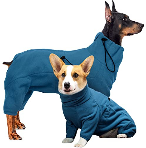 Hjyokuso Hundemantel Winter, Hundejacke, Weicher Fleece Hundepullover FüR Kleine MittelgroßE Grosse Hunde, Winddichte Haustierkleidung Outfit Mit ReißVerschluss, Chihuahua Kleidung (XXS-3Xl)
