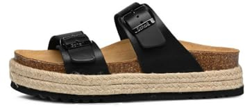 Scholl Ines-tofflor och tofflor, svart, 39 EU