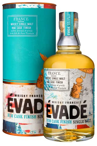 Évadé - Whisky Français Rum Cask Finish Single Malt - Origine France - 70cl