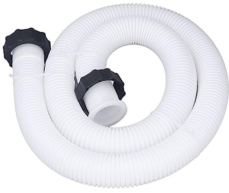 Poolpumpen Ersatzschlauch für 1, 5 Zoll Ersatz Poolschlauch, 1, 6 Zoll ID, 2, 2 Zoll AD Schlauchadapter, Nicht Leicht Gebrochen und Verformt, für Pools, Oberirdische Pools, Whirlpools, Spas(1.5M)