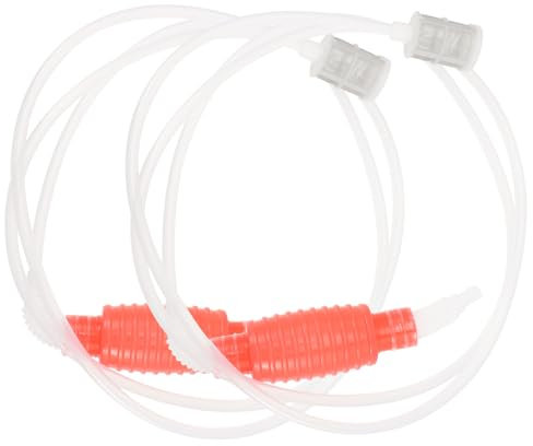 BESTonZON 2pcs Enzyme Wine Extractor Manual Syphon Tube Filter Siphon Wine Transfer Siphon Hose for Home Brew Beer Kit