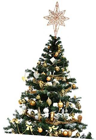 LABRIMP Weihnachtsbaum- Anis-Stern-baumkrone Eisenmaterial Kein Licht Home-Party-Dekorationen