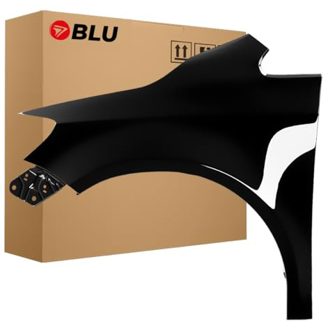 BLU Kotflügel Passend für Volkswagen Golf V+ / Golf 5 PLUS L041 LO41 Links Schwarz | 2005-2009 | Vorderseite Vorne | Lackiert | Einbaufertig