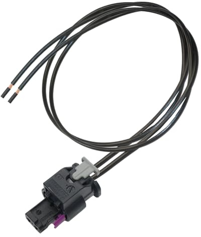 Reparatursatz Kabelsatz 2-polig Stecker kompatibel zu VW Audi 4F0973702 4F0 973 702 z.B. Kraftstoffpumpe, Dosierpumpe, Einspritzdüse