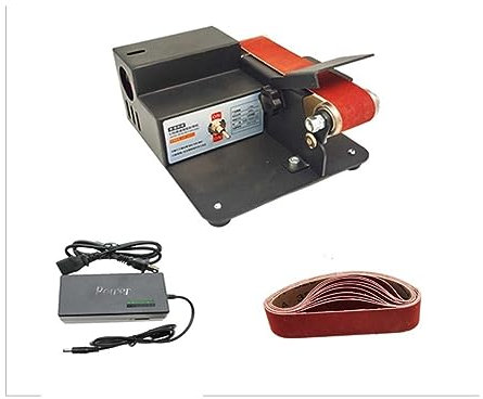 EDEDE Máquina pulidora, lijadora Orbital Multifuncional hogar eléctrico DIY Escritorio Mini cinturón máquina Mini Amoladora de ángulo Fijo artefacto de Pulido para lijar, pulir(775)