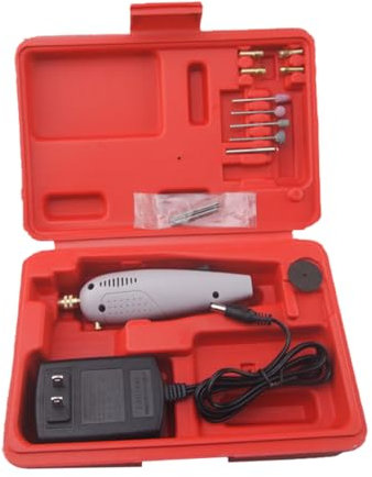 Angoily Mini Trapano Elettrico Portatile 5 Punte per Forare e Utensile e Compatto per e -da-Te Set Completo da 1 Pezzo